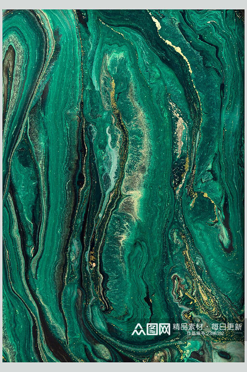 翡翠蓝绿色天然大理石底纹图片素材