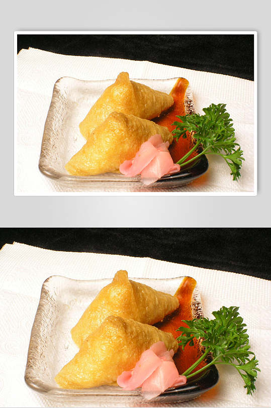 粽子烧烤菜肴摄影图