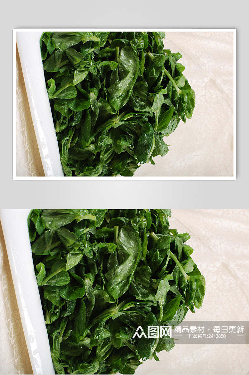 绿色有机蔬菜美食淮扬菜摄影图片素材