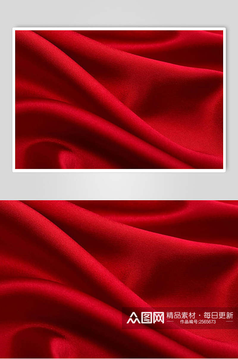 时尚创意红色丝绸绸缎背景图片素材
