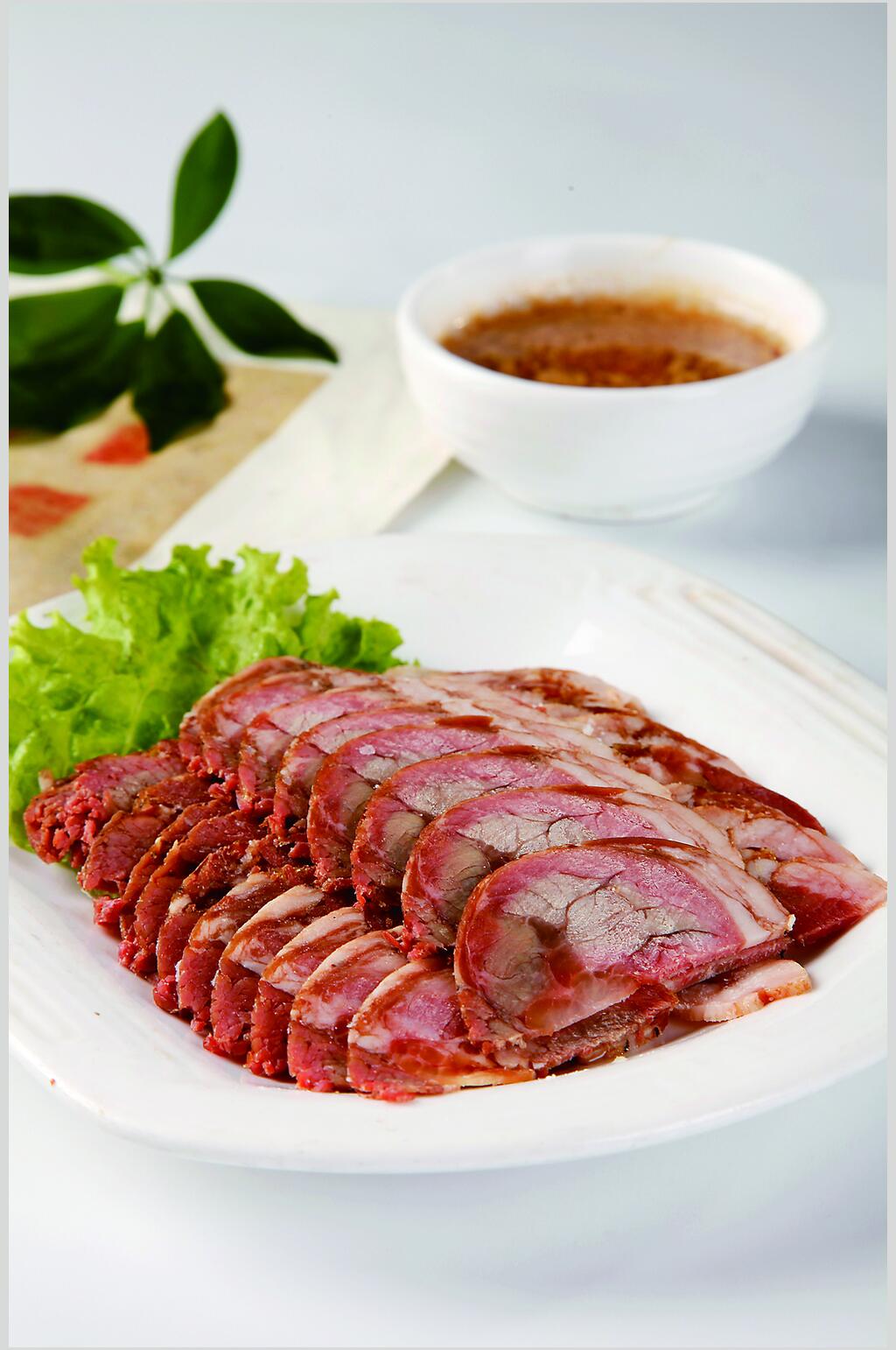 牛腱荤菜美食淮扬菜摄影图实拍图片素材