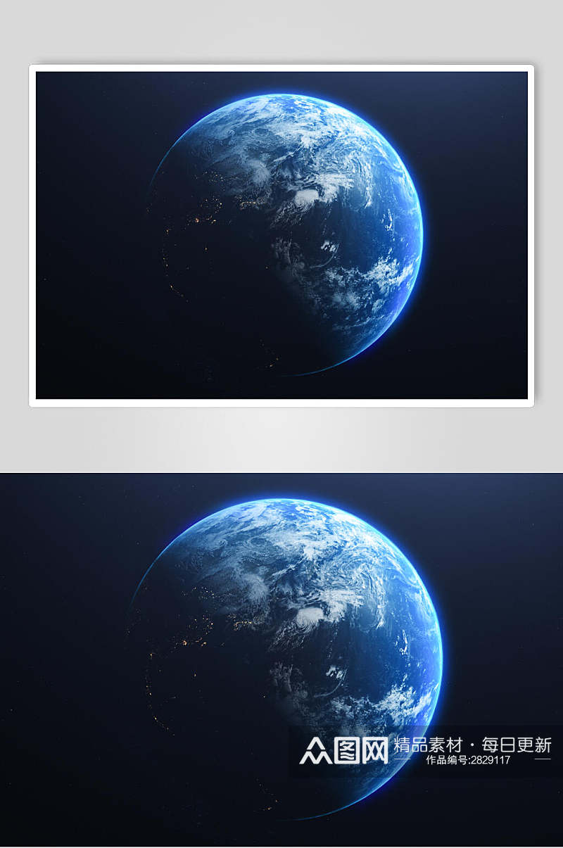 大气太空地球摄影图片素材