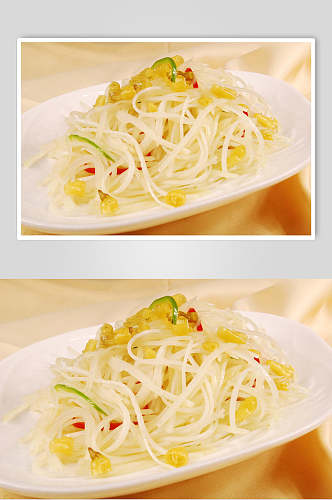 泡椒土豆丝美食淮扬菜摄影图食品图片