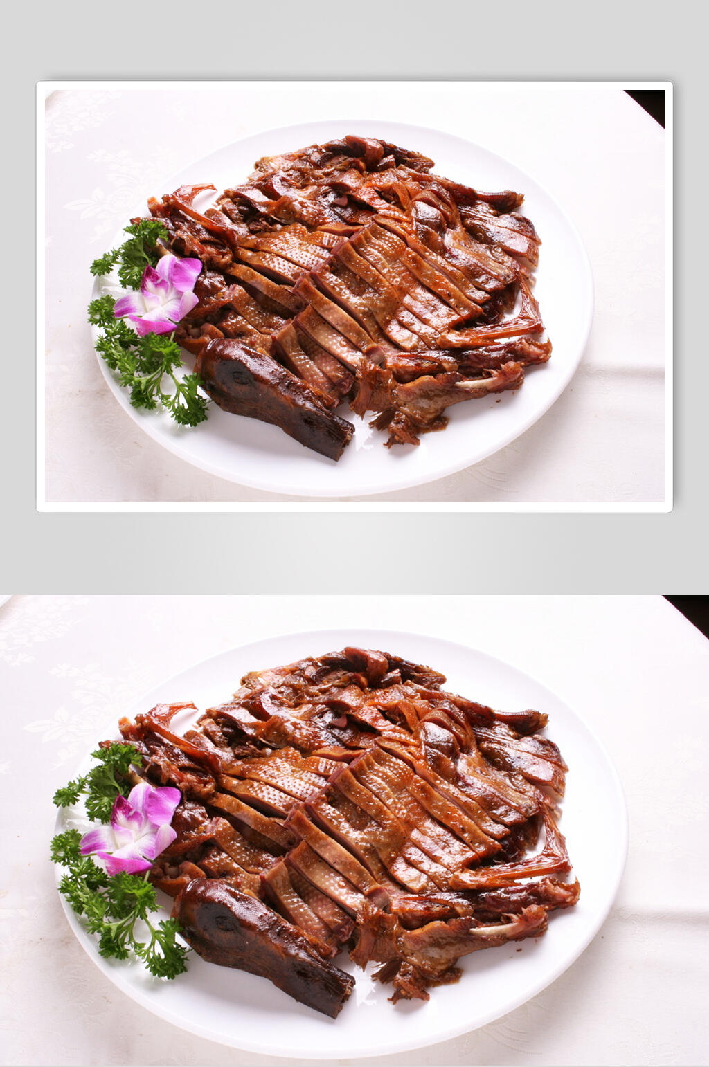 烤鸭美食淮扬菜摄影图素材