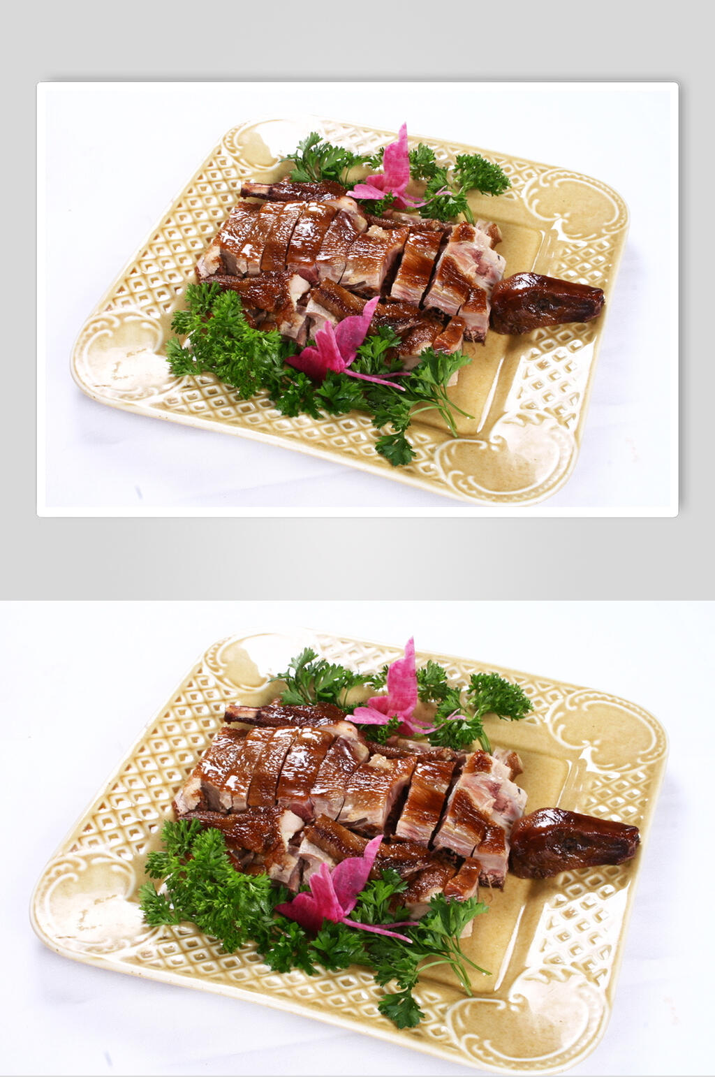 精致烧鸡荤菜美食淮扬菜摄影图片素材