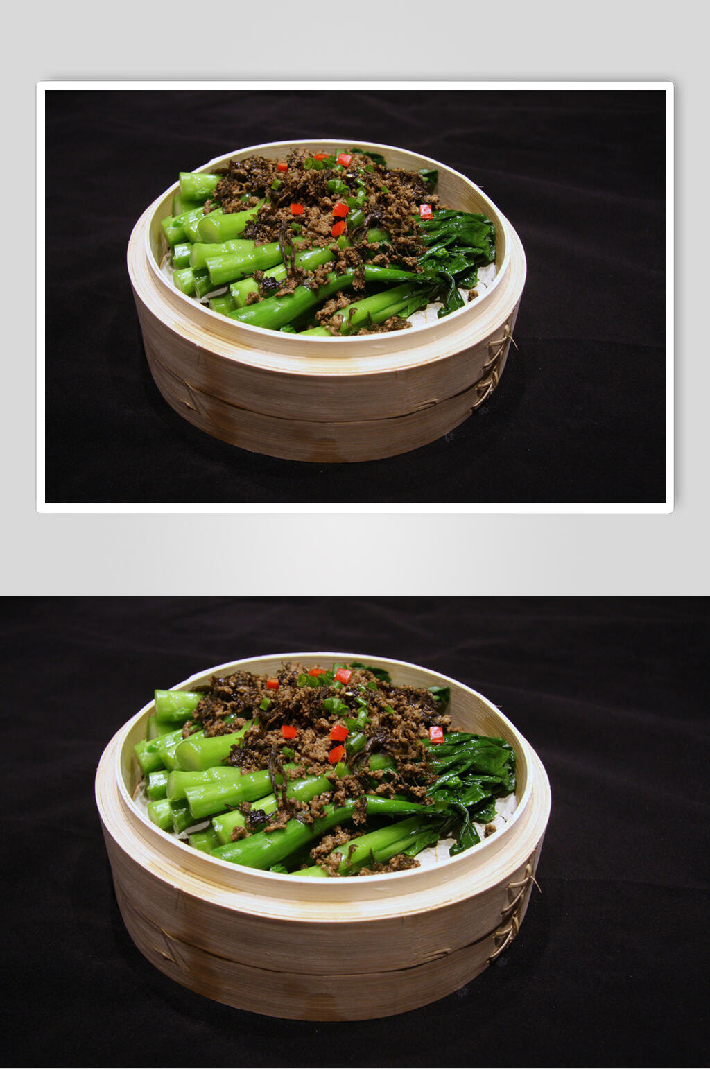 菜心美食淮扬菜摄影图素材