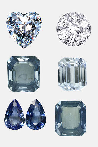 珠宝首饰钻石免抠元素