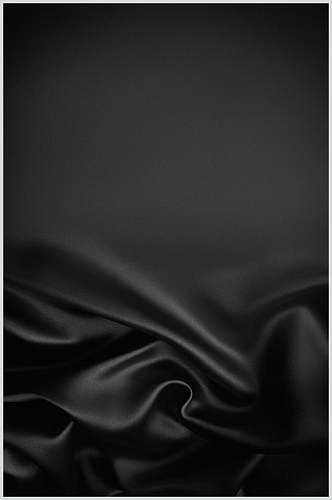 简约黑色丝绸绸缎背景图片