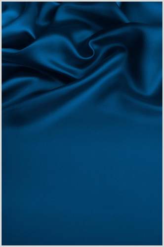 简约蓝色丝绸绸缎背景图片