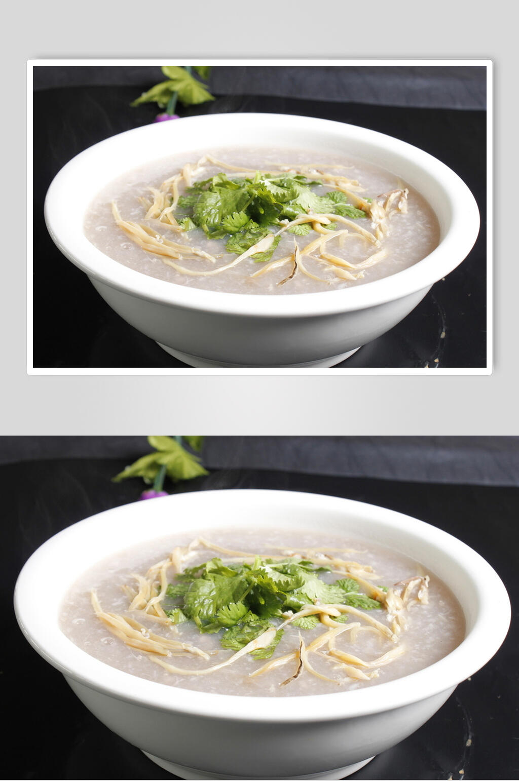 健康美味粥美食淮扬菜摄影图素材