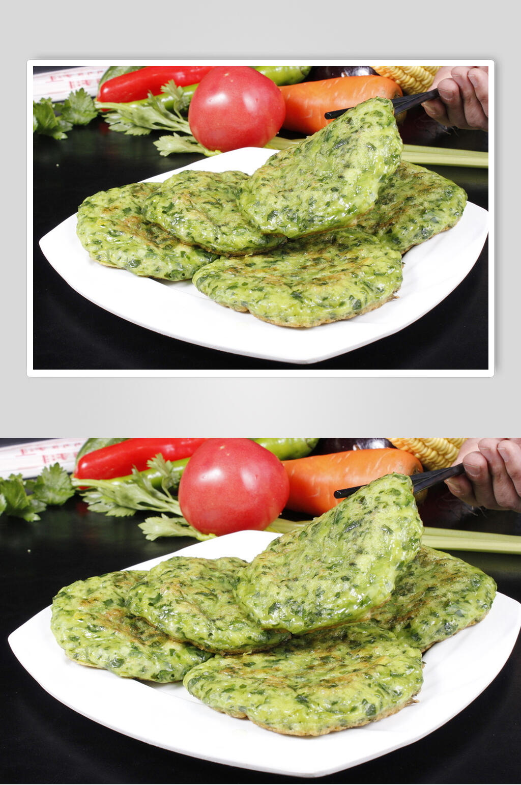 鲜香煎饼美食淮扬菜摄影图素材