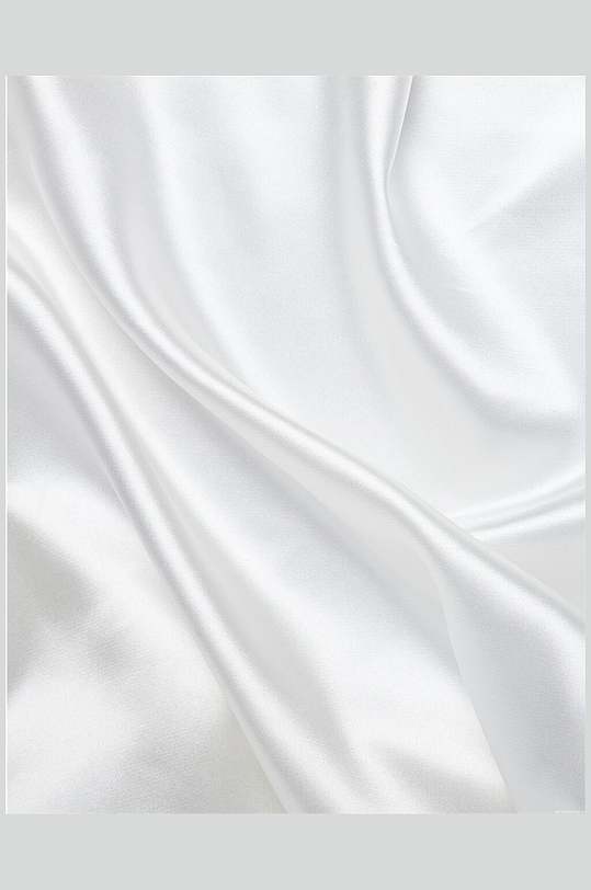 大气白色丝绸绸缎背景图片