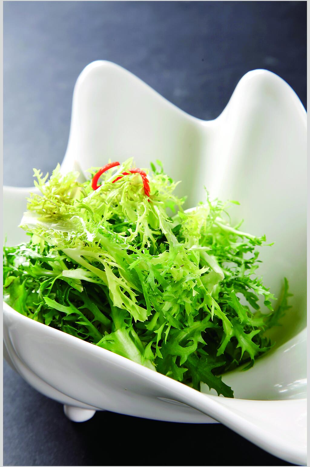 茼蒿美食淮扬菜摄影食物图片素材