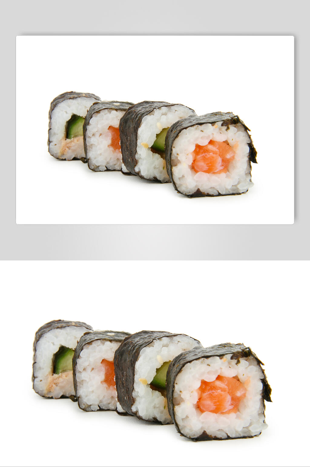 白底日海料理美食高清图片素材