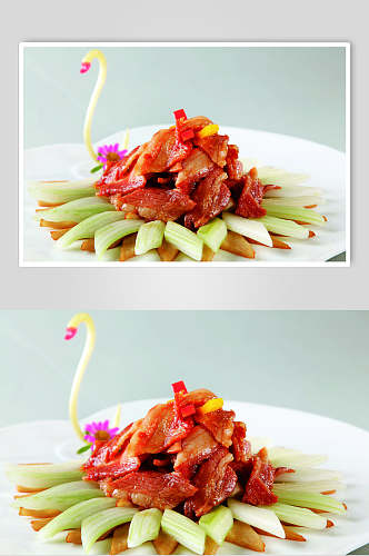 红烧肉炒菜美食淮扬菜摄影图食品图片