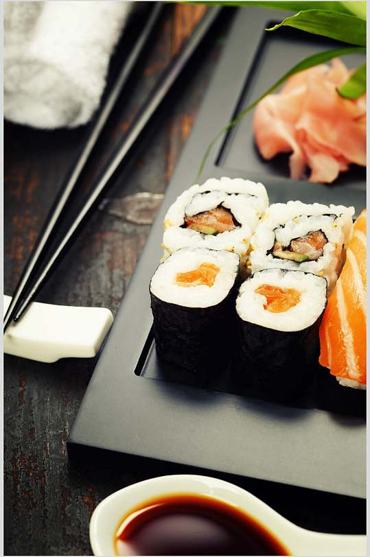 特色寿司日海料理美食高清图片