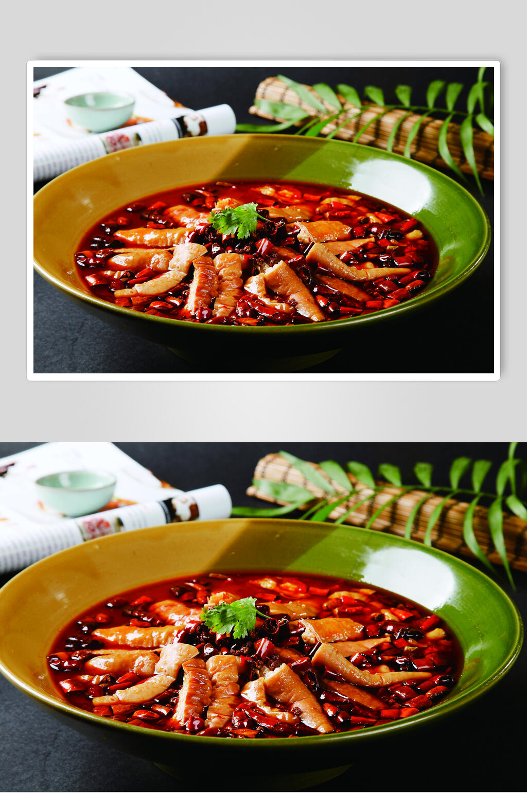美味香辣水煮肉美食淮扬菜摄影图素材