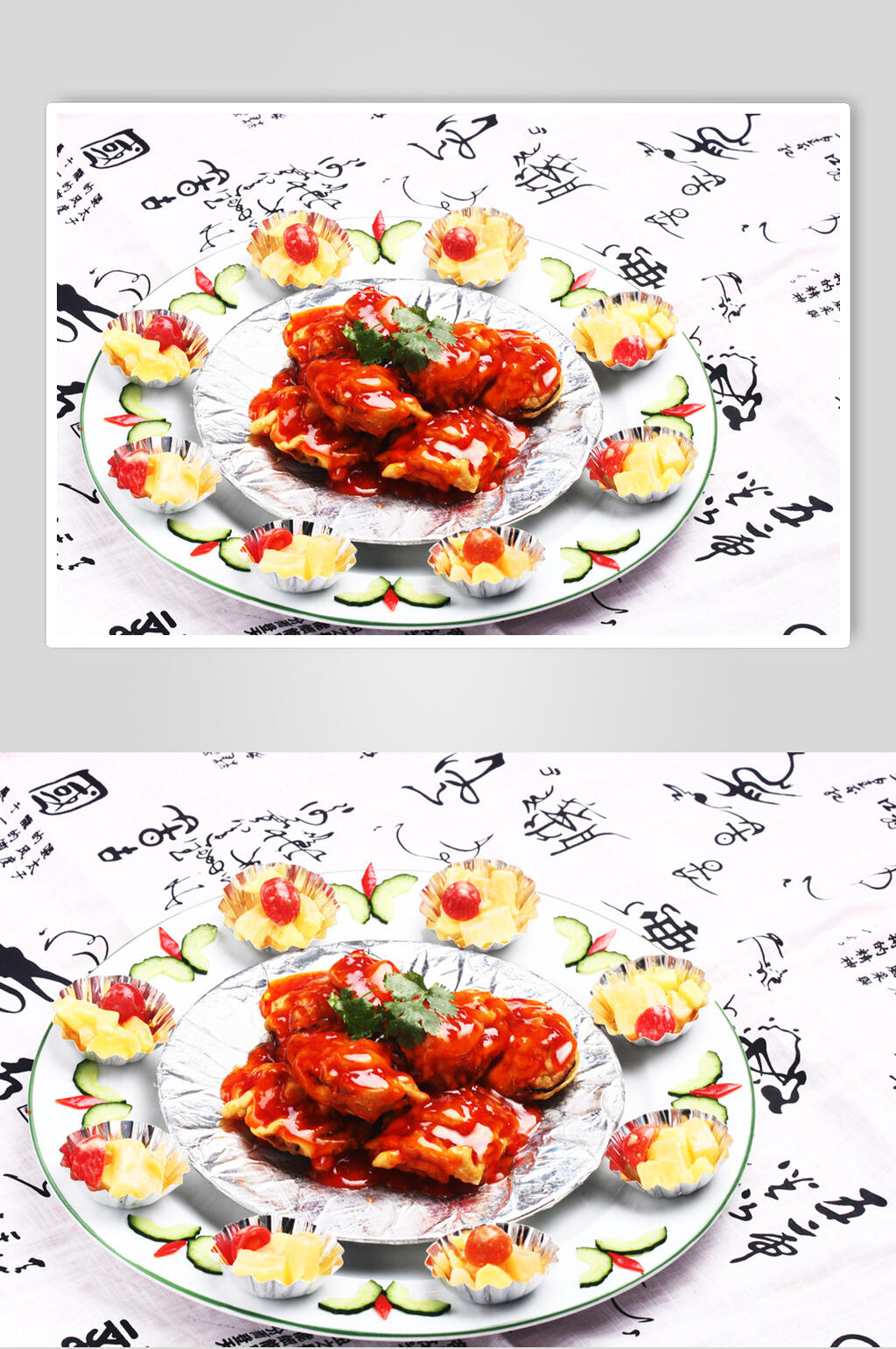 鲜香红烧排骨美食淮扬菜摄影图片素材