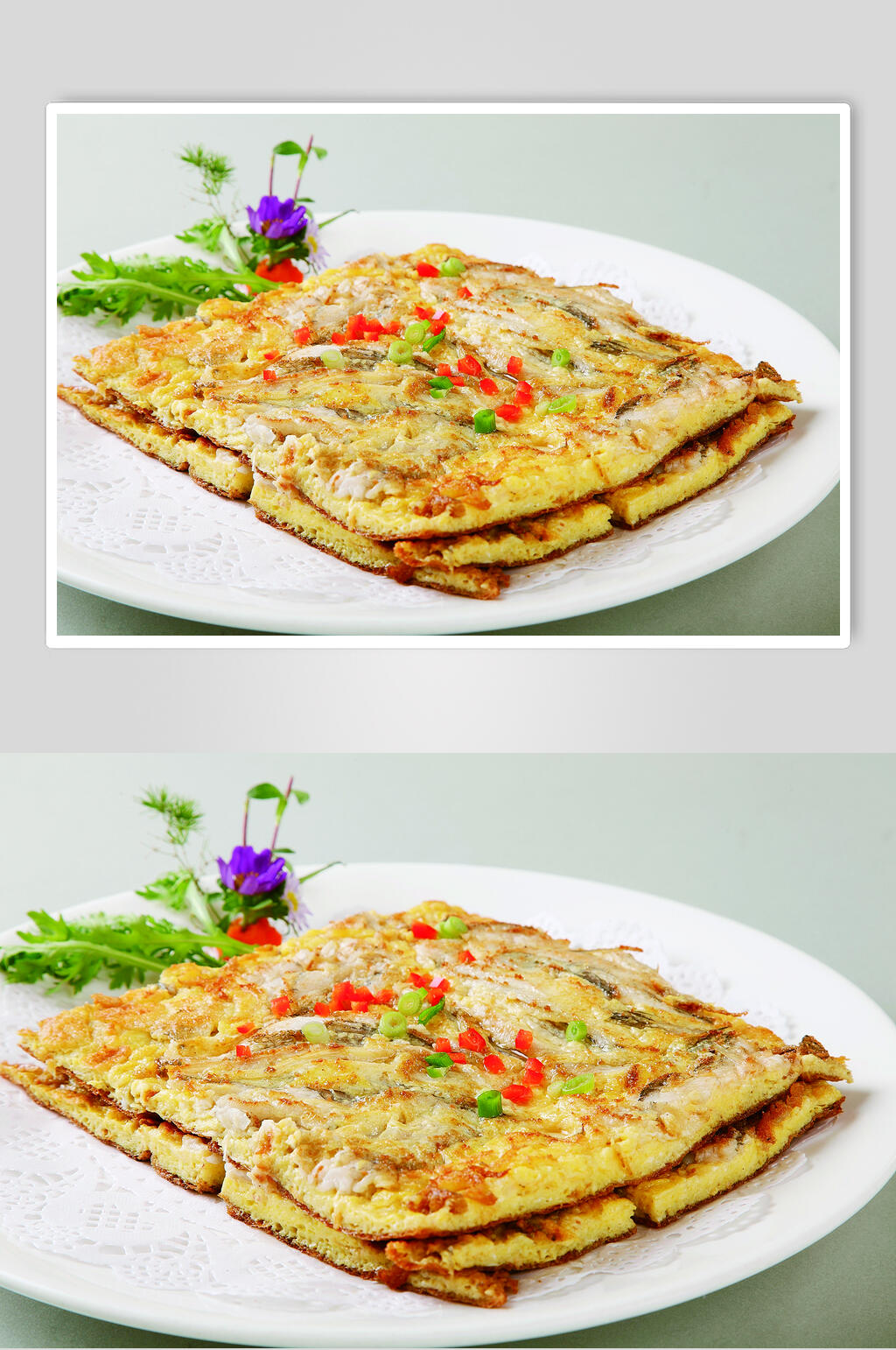 煎蛋饼美食淮扬菜摄影图素材