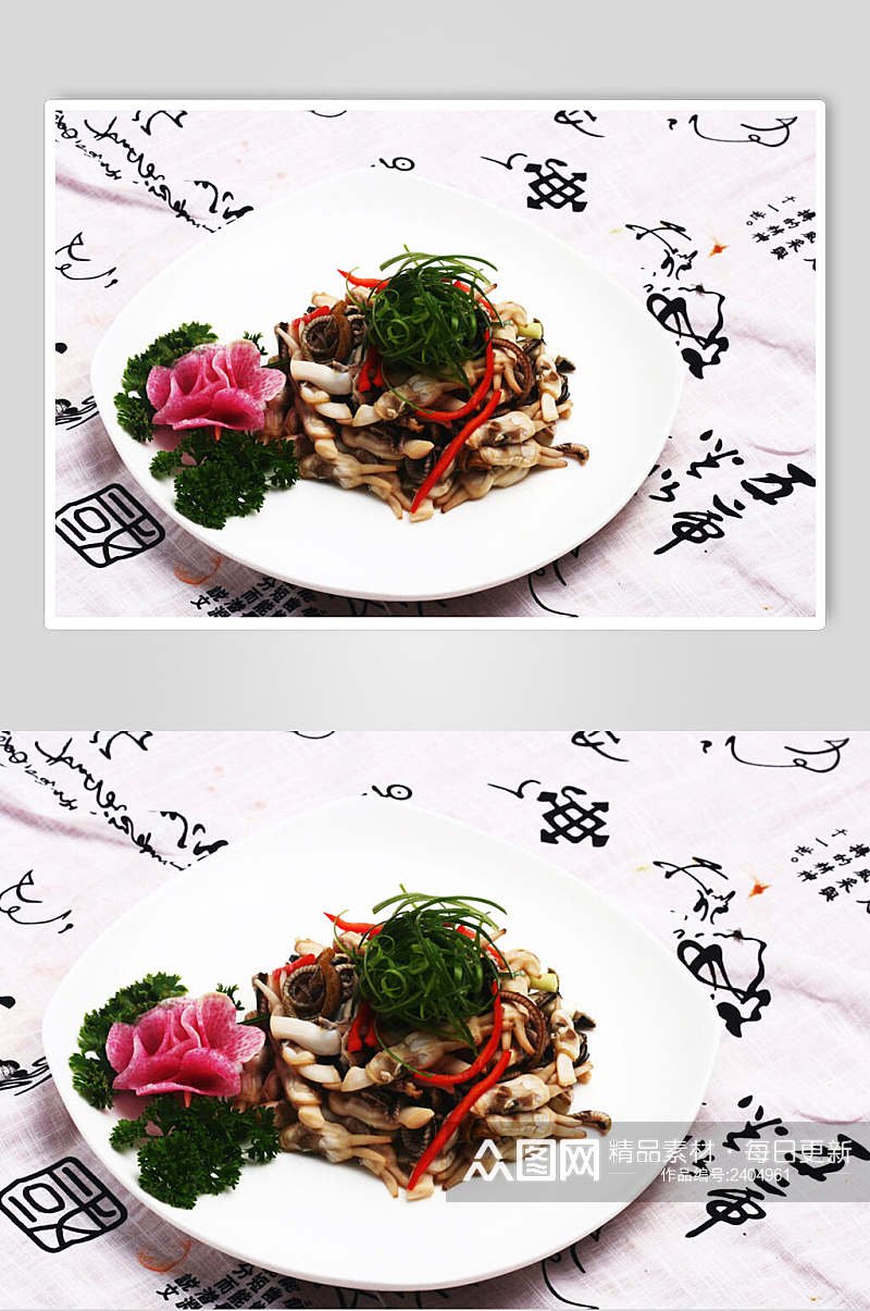 鲜香美食淮扬菜摄影图实拍图片素材
