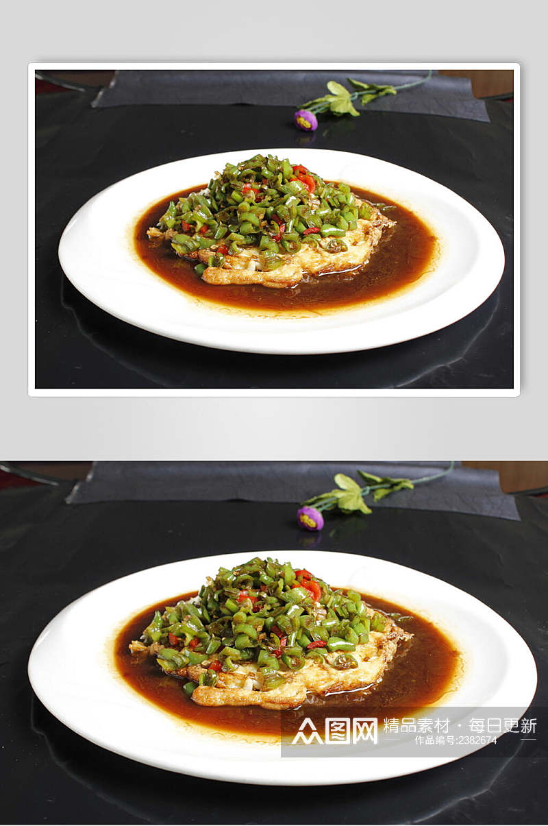 美味剁椒鱼头美食淮扬菜摄影食品图片素材