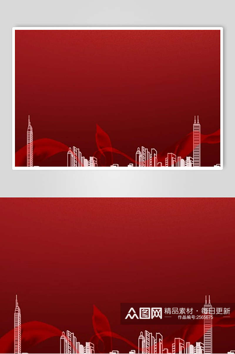 红色城市丝绸绸缎背景图片素材