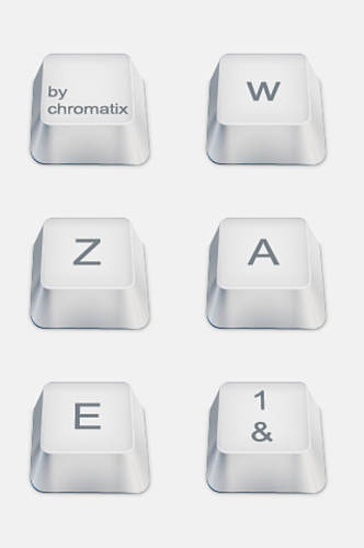 极简键盘免抠元素