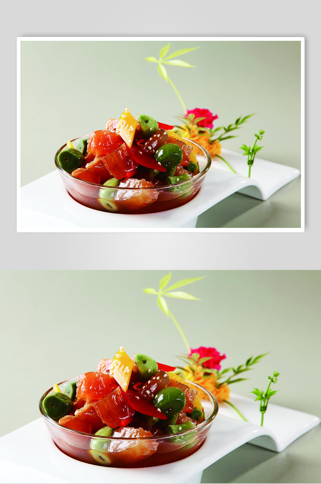 沙拉食品美食淮扬菜摄影图素材