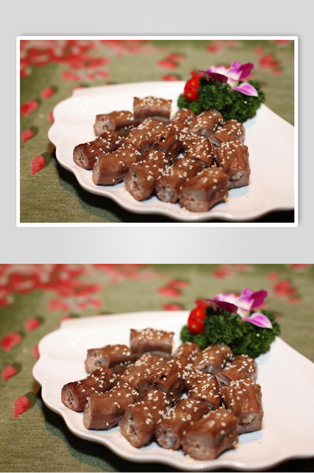 芝麻飘香麻辣鸭脖鸭头鸭舌摄影高清图片素材
