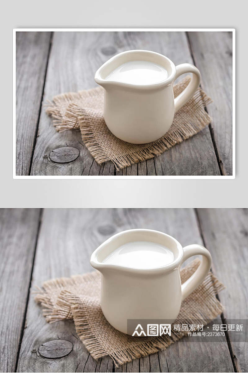 美味纯白新鲜牛奶摄影图素材
