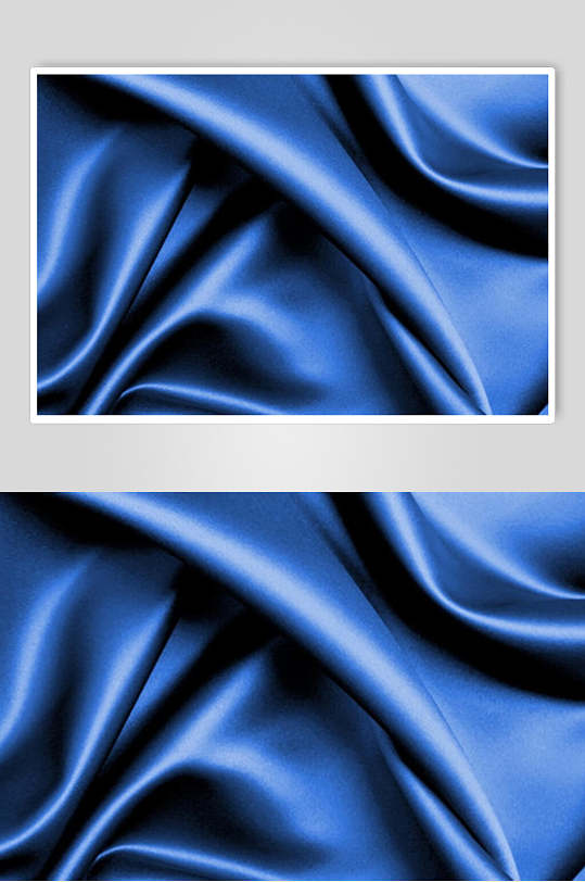 蓝色丝绸绸缎背景图片