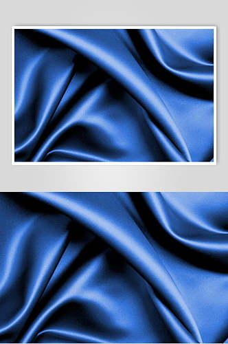 蓝色丝绸绸缎背景图片