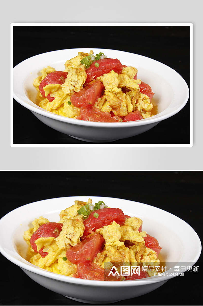 招牌美味西红柿炒蛋美食淮扬菜摄影图食品图片素材