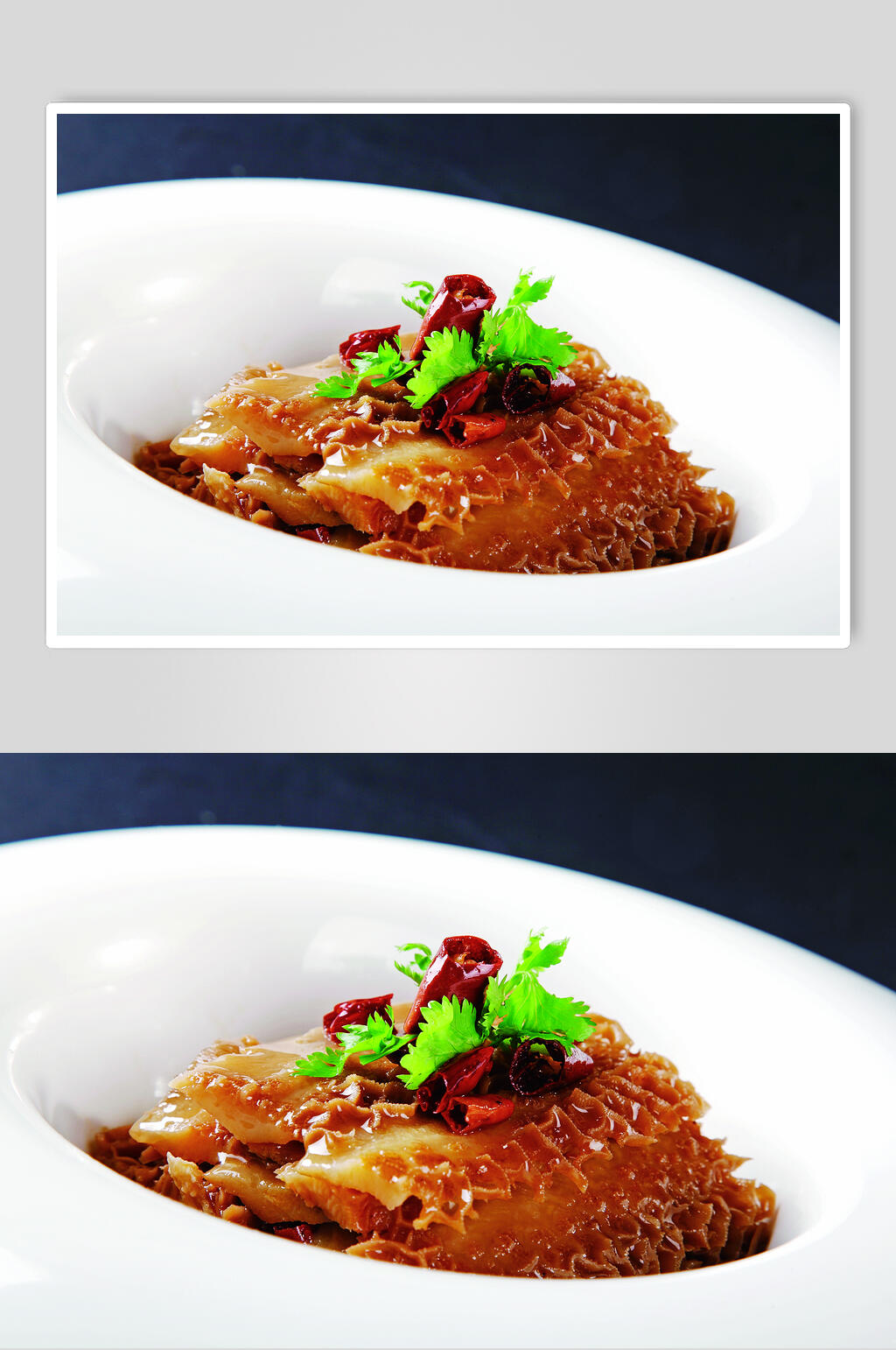 香辣金钱肚美食淮扬菜摄影图素材