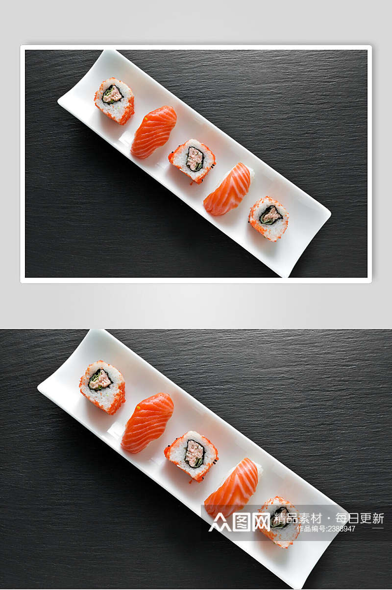 经典寿司日海料理美食高清图片素材