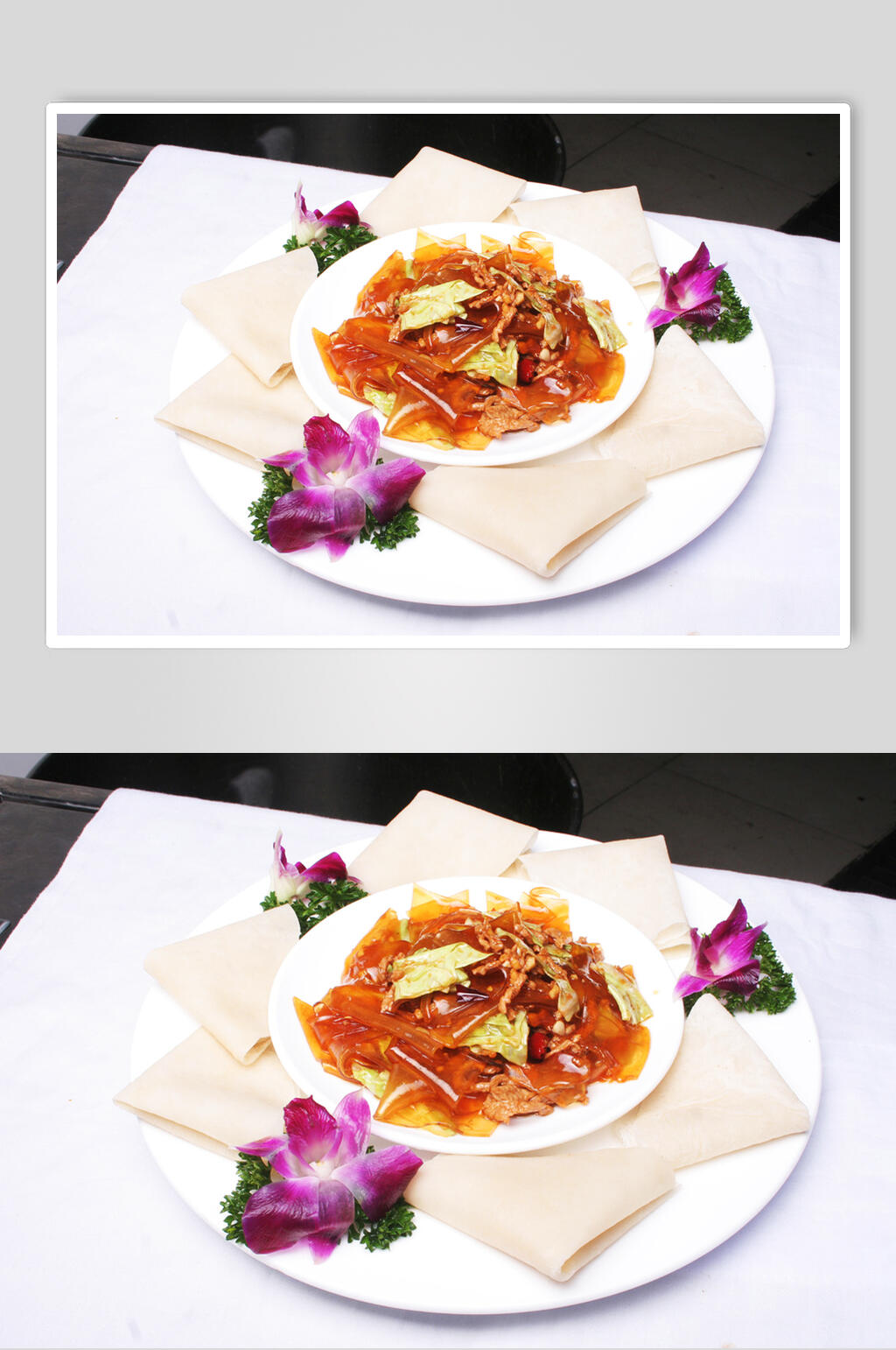 特色酱菜饼美食淮扬菜摄影图素材
