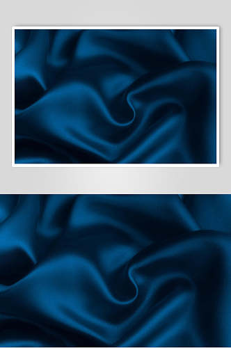 蓝色丝绸绸缎背景高清图片