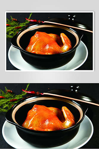 美味砂锅鸡美食淮扬菜摄影图食品图片