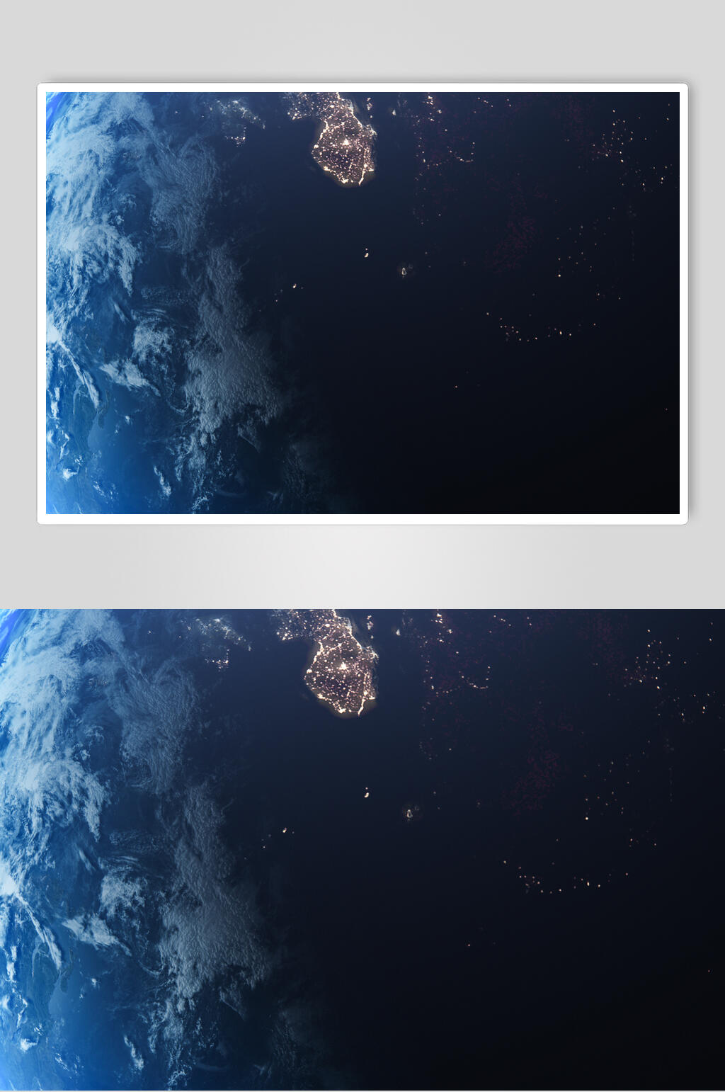 蓝色美丽星球行星地球图片素材