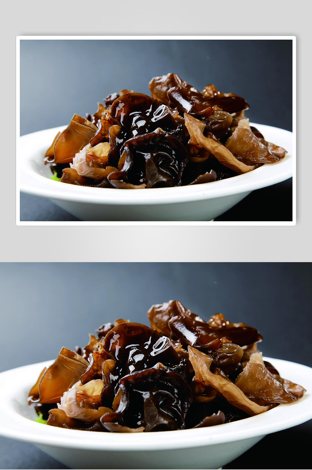凉拌木耳美食淮扬菜摄影图素材