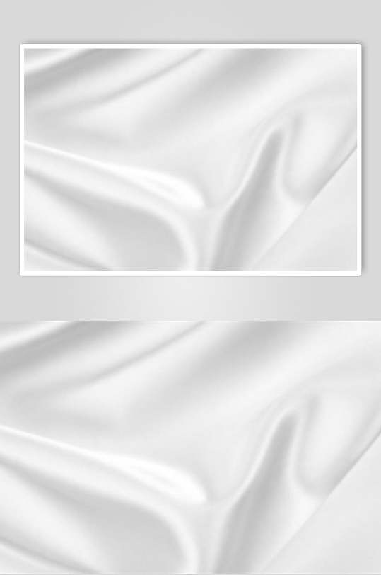 大气白色丝绸绸缎背景图片