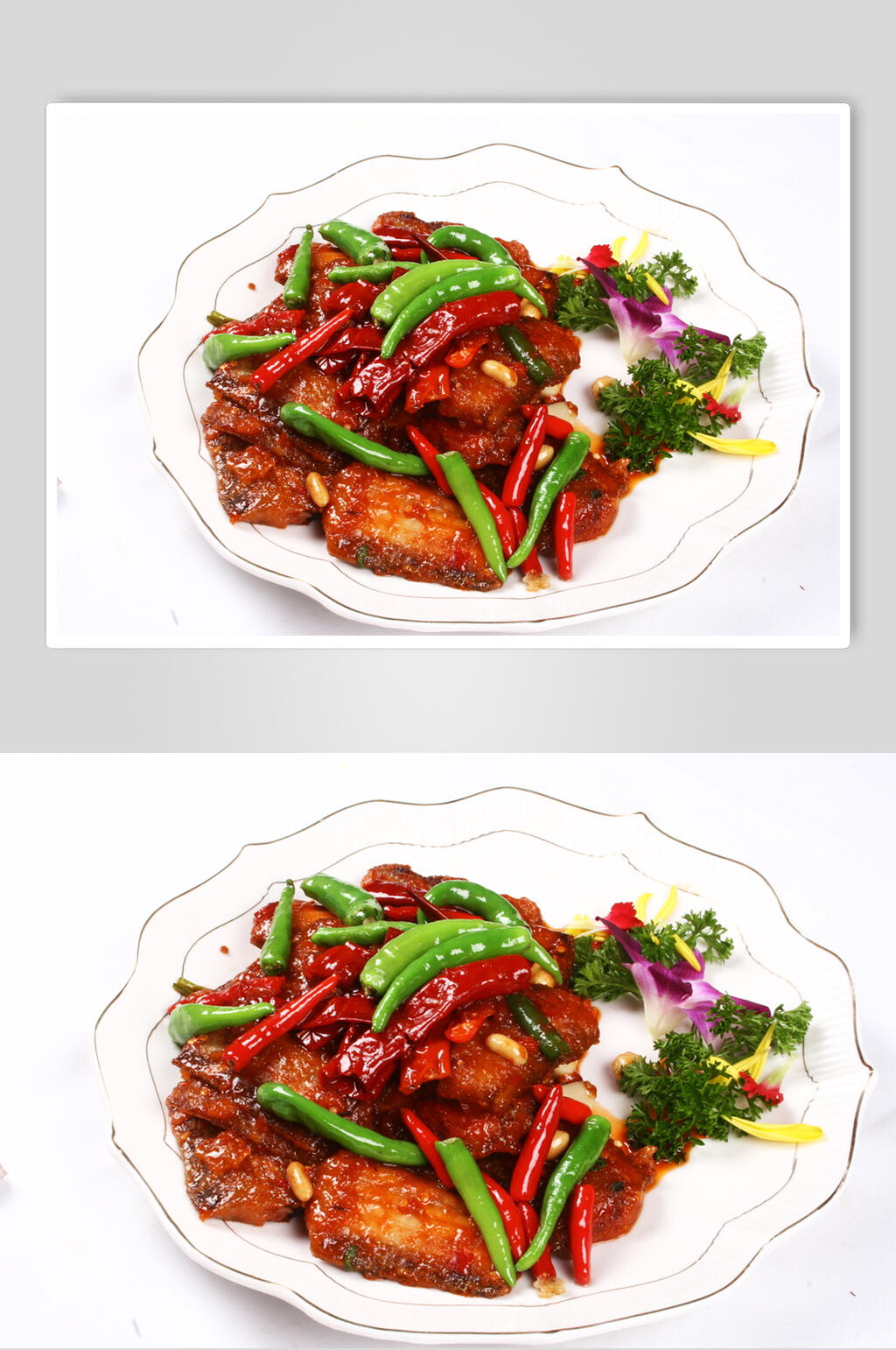 鲜香鱼块美食淮扬菜摄影高清图片素材