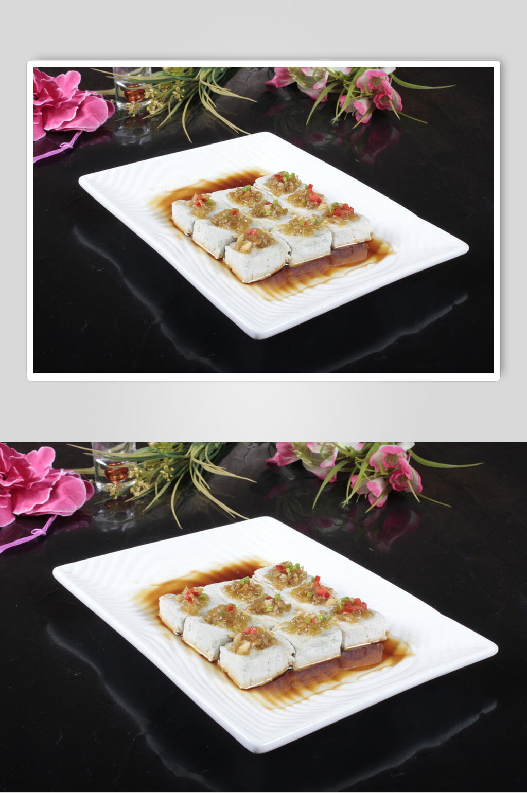 铁板豆腐美食淮扬菜摄影图食品图片素材