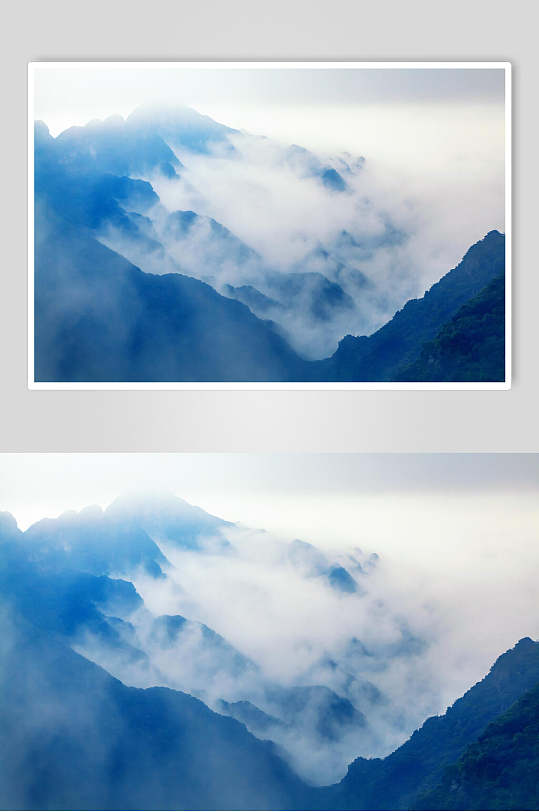 清新仙境云海摄影图片