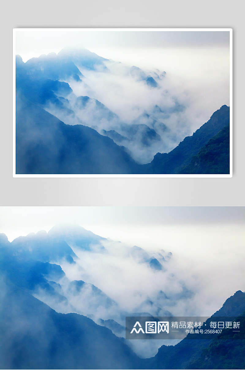 清新仙境云海摄影图片素材