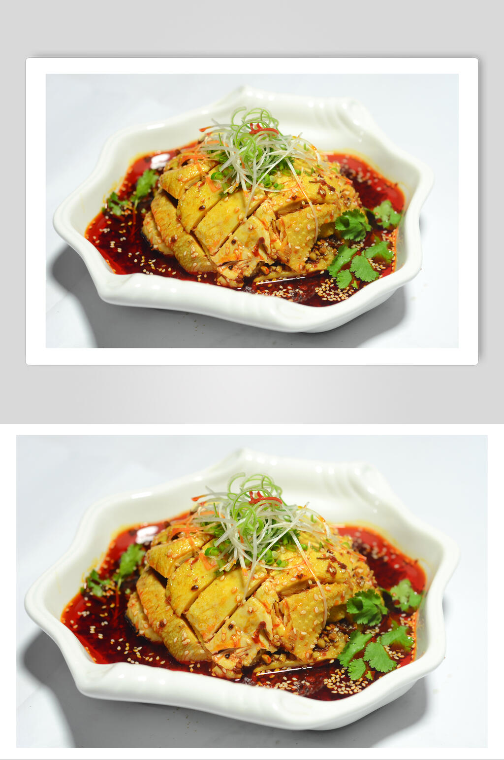 特色餐馆饭店口水鸡摄影图素材