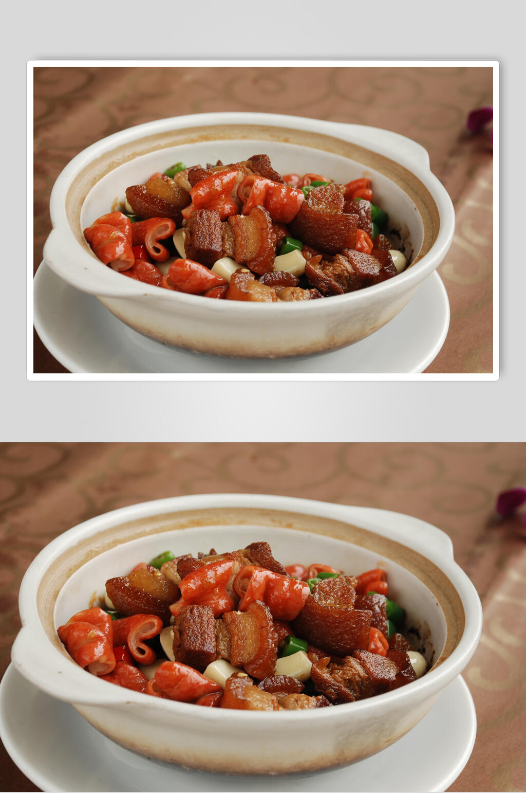 香辣美味红烧肉摄影图素材
