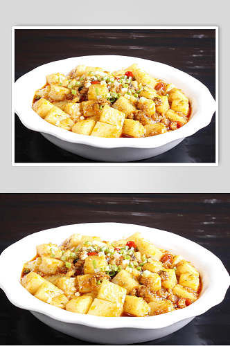 米豆腐美食淮扬菜摄影图餐饮图片