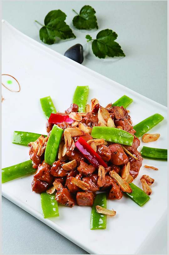 炒菜精致美食淮扬菜摄影图食品图片