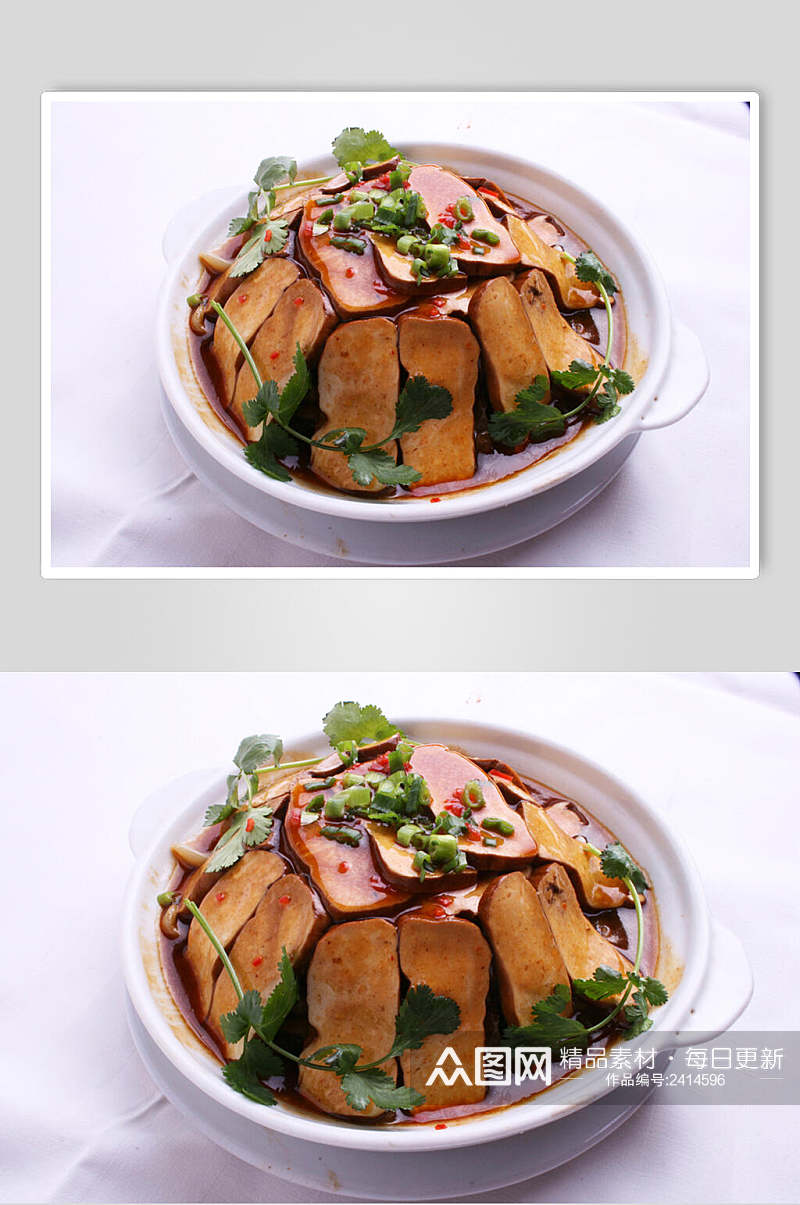香菜卤豆腐干美食淮扬菜摄影图片素材